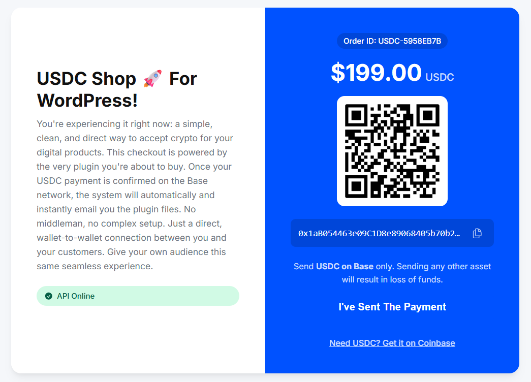Usdc checkout